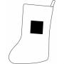 Christmas stocking COLOURFUL WISH, white